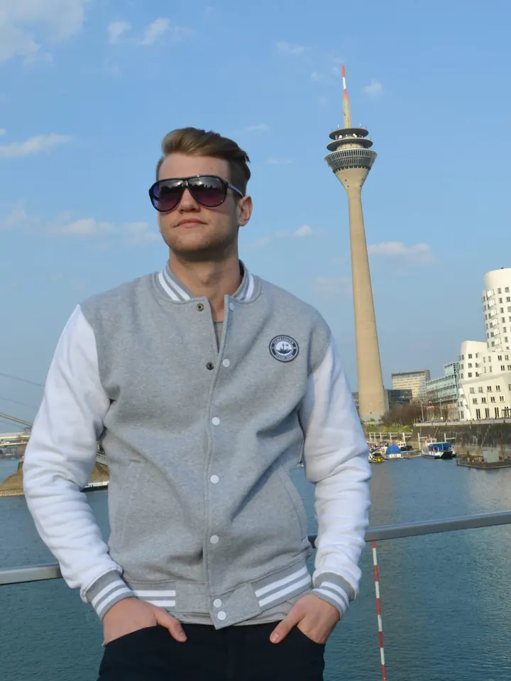 College-Jacke 1288 Herren von Heimathafen Düsseldorf